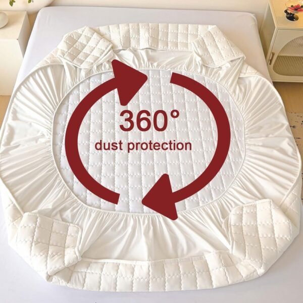 Waterproof Mattress Cover, Soft Comfortable Breathable Mattress Protector, Bedding Supplies for Bedroom, Guest Room, Apartment, School, Home – Bild 5