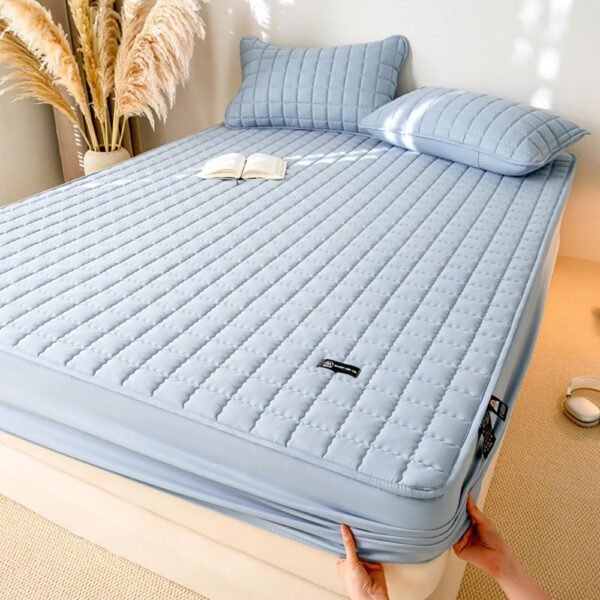 Waterproof Mattress Cover, Soft Comfortable Breathable Mattress Protector, Bedding Supplies for Bedroom, Guest Room, Apartment, School, Home – Bild 7